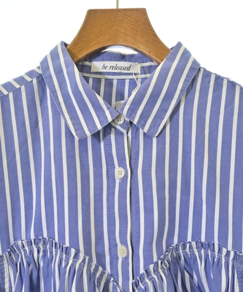 be released（ビーリリースト）カジュアルシャツ 青 サイズ:-(M位) レディース/2200648521709