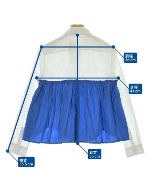 be released（ビーリリースト）カジュアルシャツ 白 サイズ:-(M位) レディース/2200648521716