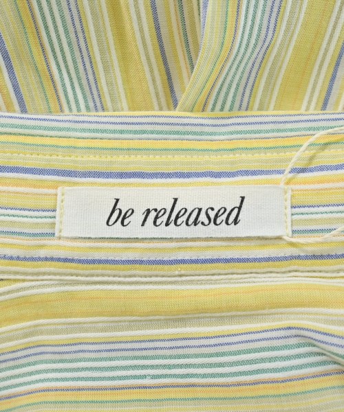 be released（ビーリリースト）カジュアルシャツ 黄 サイズ:-(M位) レディース/2200648521723