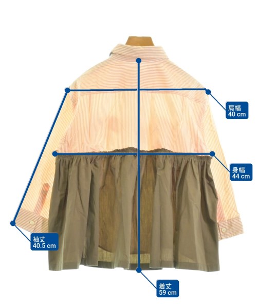 be released（ビーリリースト）カジュアルシャツ オレンジ サイズ:-(M位) レディース/2200648521747