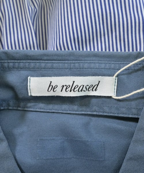 be released（ビーリリースト）カジュアルシャツ 青 サイズ:-(M位) レディース/2200648521761