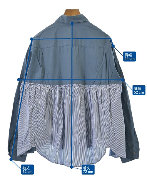 be released（ビーリリースト）カジュアルシャツ 青 サイズ:-(M位) レディース/2200648521761