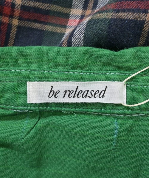 be released（ビーリリースト）カジュアルシャツ 緑 サイズ:-(M位) レディース/2200648521778
