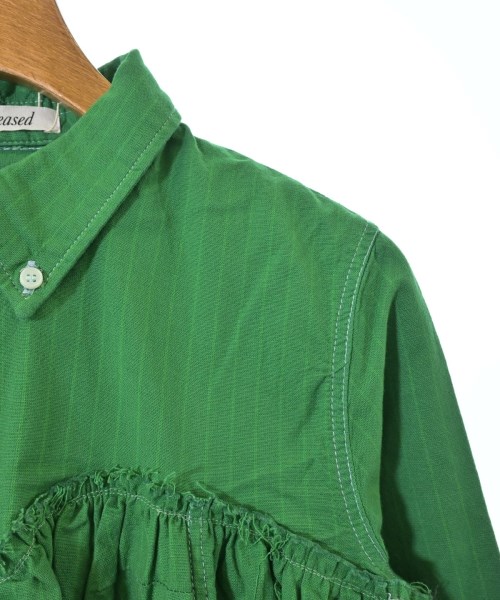 be released（ビーリリースト）カジュアルシャツ 緑 サイズ:-(M位) レディース/2200648521778