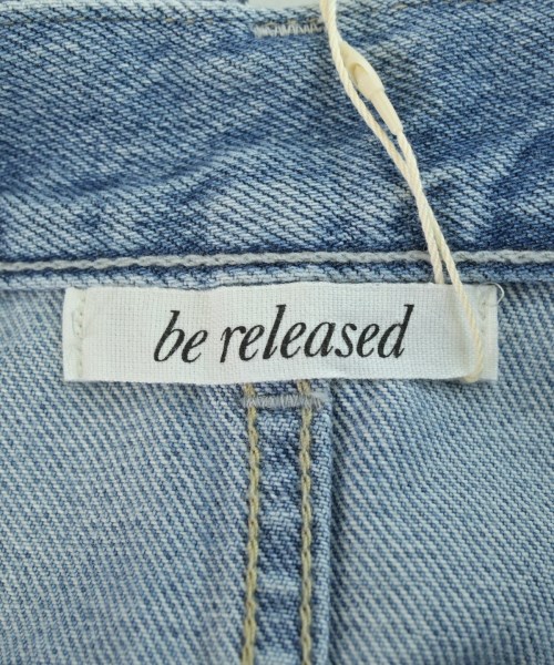 be released（ビーリリースト）デニムパンツ 青 サイズ:-(L位) レディース/2200648521877