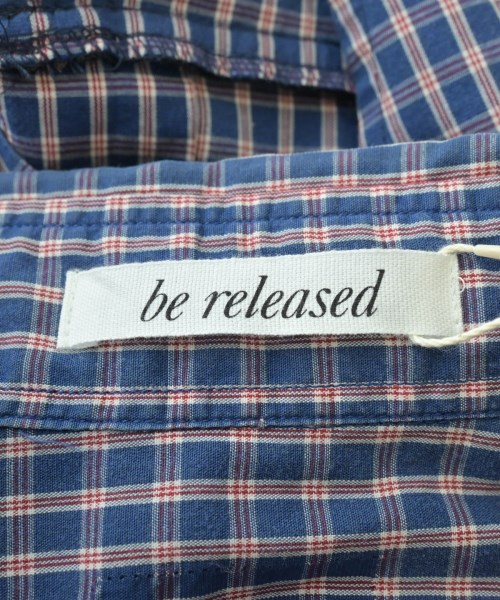 be released（ビーリリースト）カジュアルシャツ 紺 サイズ:F レディース/2200667589070