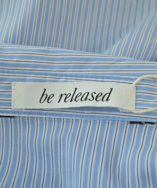 be released（ビーリリースト）カジュアルシャツ 青 サイズ:F レディース/2200667589087