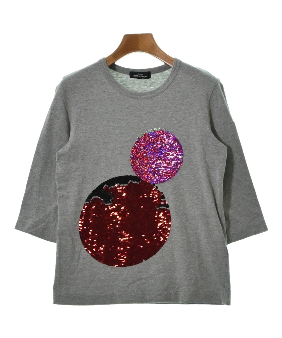 tricot COMME des GARCONS ベロア デザインカットソー