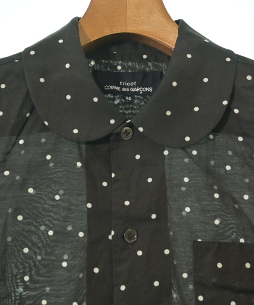 tricot COMME des GARCONS（トリココムデギャルソン）カジュアルシャツ 黒 サイズ:M レディース/2200620411110