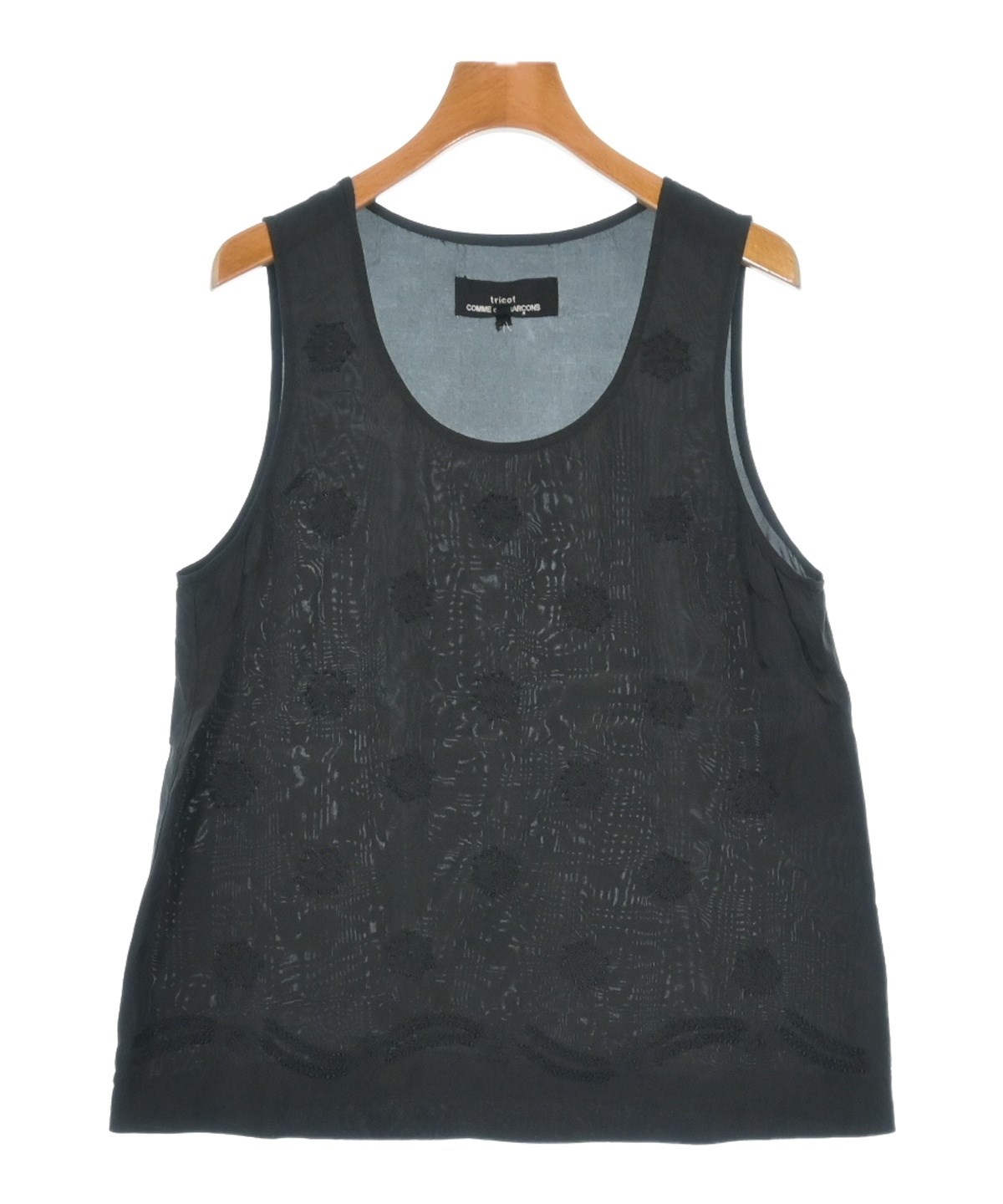 【値下げ】tricot COMME des GARCONS ウール ブラウス tricot COMME des GARCONS（トリココムデギャルソン）ブラウス 黒