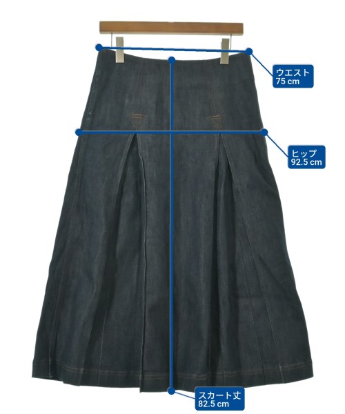 tricot COMME des GARCONS（トリココムデギャルソン）ロング・マキシ丈スカート 紺 サイズ:M レディース/2200637609050