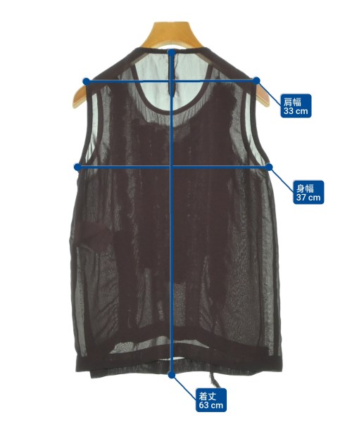 tricot COMME des GARCONS（トリココムデギャルソン）ブラウス 茶 サイズ:S レディース/2200621755190