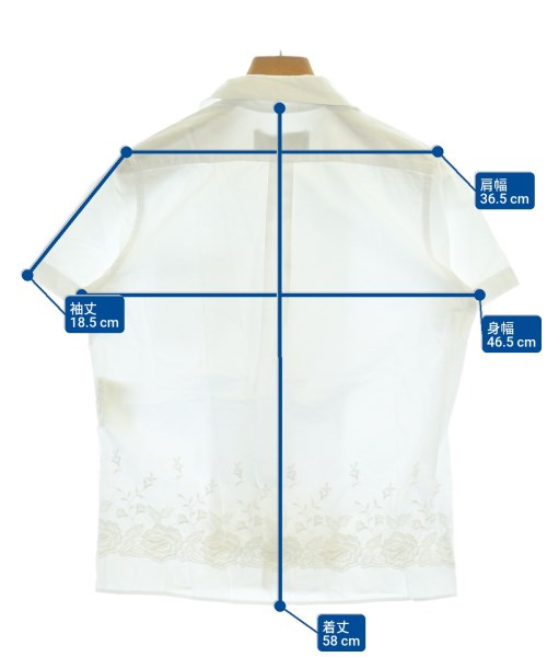 tricot COMME des GARCONS（トリココムデギャルソン）カジュアルシャツ 白 サイズ:M レディース/2200624001102