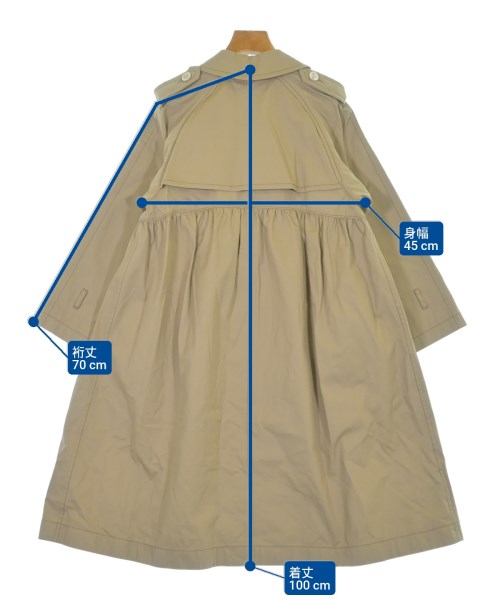 tricot COMME des GARCONS（トリココムデギャルソン）トレンチコート ベージュ サイズ:M レディース/2200624358015