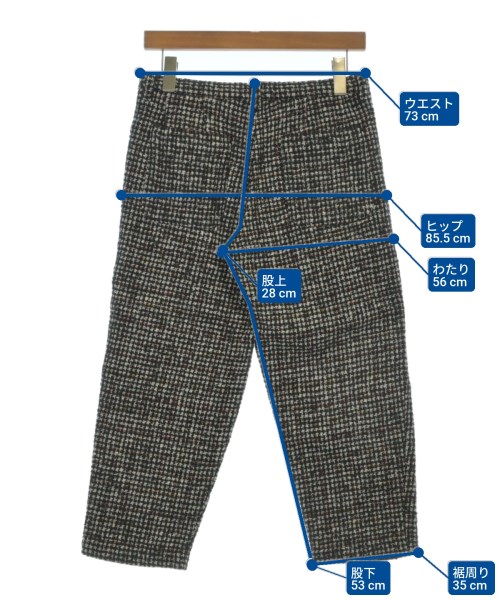 tricot COMME des GARCONS（トリココムデギャルソン）クロップドパンツ 黒 サイズ:S レディース/2200638765045