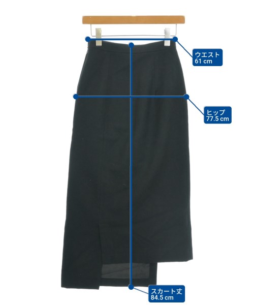 tricot COMME des GARCONS（トリココムデギャルソン）ロング・マキシ丈スカート 黒 サイズ:S レディース/2200639829197