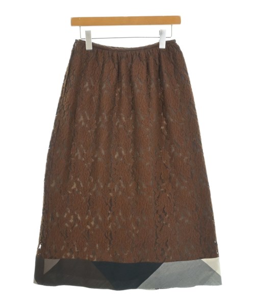tricot COMME des GARCONS（トリココムデギャルソン）ロング・マキシ丈スカート 茶 サイズ:M レディース/2200639829203