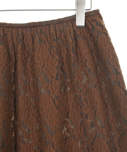 tricot COMME des GARCONS（トリココムデギャルソン）ロング・マキシ丈スカート 茶 サイズ:M レディース/2200639829203