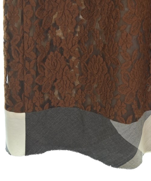 tricot COMME des GARCONS（トリココムデギャルソン）ロング・マキシ丈スカート 茶 サイズ:M レディース/2200639829203