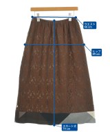 tricot COMME des GARCONS（トリココムデギャルソン）ロング・マキシ丈スカート 茶 サイズ:M レディース/2200639829203