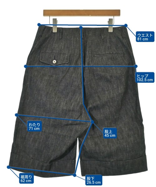 tricot COMME des GARCONS（トリココムデギャルソン）ショートパンツ 黒 サイズ:M レディース/2200626620141