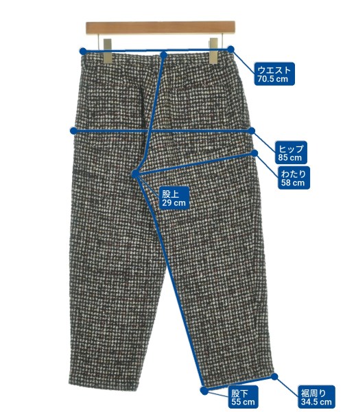 tricot COMME des GARCONS（トリココムデギャルソン）クロップドパンツ 黒 サイズ:S レディース/2200640538019