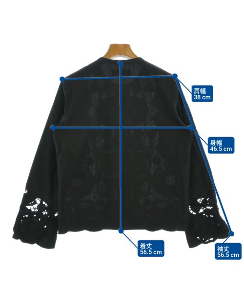 tricot COMME des GARCONS（トリココムデギャルソン）カジュアルシャツ 黒 サイズ:-(M位) レディース/2200626378028