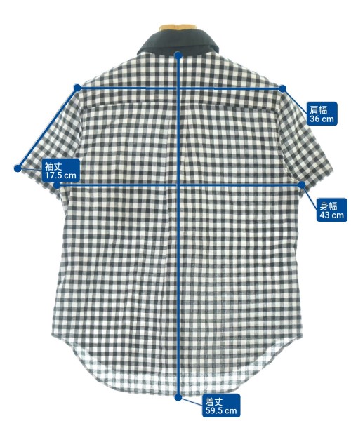 tricot COMME des GARCONS（トリココムデギャルソン）カジュアルシャツ 黒 サイズ:S レディース/2200631235071