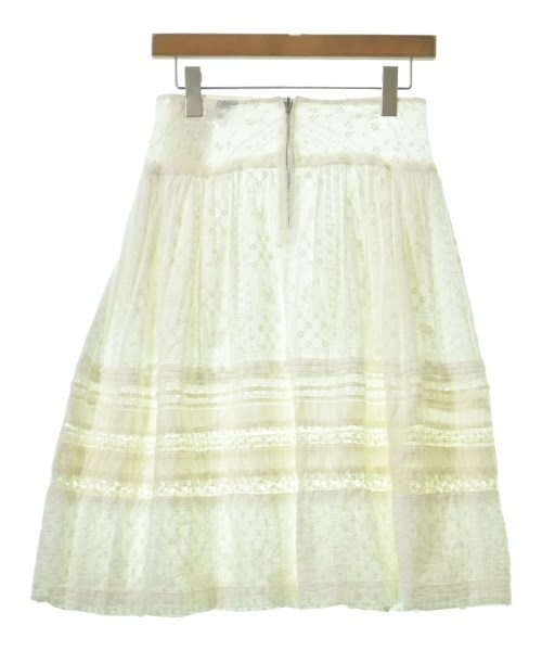 tricot COMME des GARCONS（トリココムデギャルソン）ひざ丈スカート 白 サイズ:S レディース/2200642263056