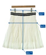 tricot COMME des GARCONS（トリココムデギャルソン）ひざ丈スカート 白 サイズ:S レディース/2200642263063