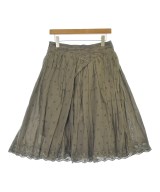tricot COMME des GARCONS（トリココムデギャルソン）ひざ丈スカート 茶 サイズ:M レディース/2200634060182
