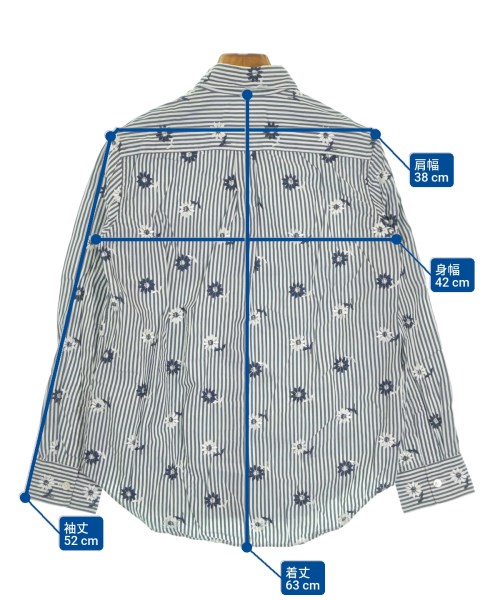 tricot COMME des GARCONS（トリココムデギャルソン）カジュアルシャツ 紺 サイズ:S レディース/2200634060380