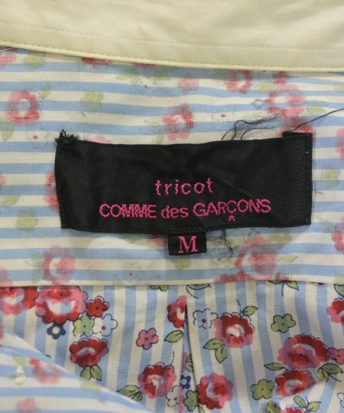 tricot COMME des GARCONS（トリココムデギャルソン）カジュアルシャツ 青 サイズ:M レディース/2200634060397