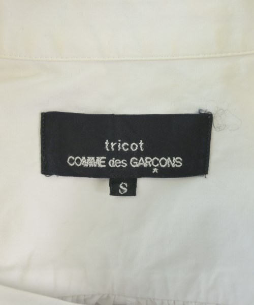 tricot COMME des GARCONS（トリココムデギャルソン）カジュアルシャツ 白 サイズ:S レディース/2200644235020