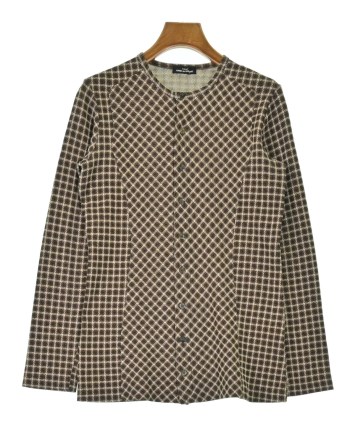 トリココムデギャルソン チェック装飾 長袖Tシャツ カットソー tricot COMME des GARCONS（トリココムデギャルソン）Tシャツ
