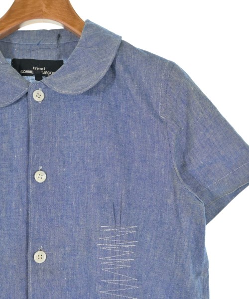 tricot COMME des GARCONS（トリココムデギャルソン）シャツワンピース 青 サイズ:M レディース/2200621604207