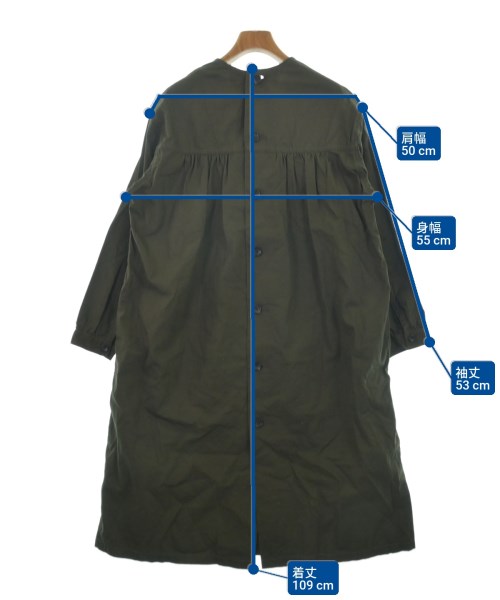 tricot COMME des GARCONS（トリココムデギャルソン）ワンピース カーキ サイズ:M レディース/2200621604221
