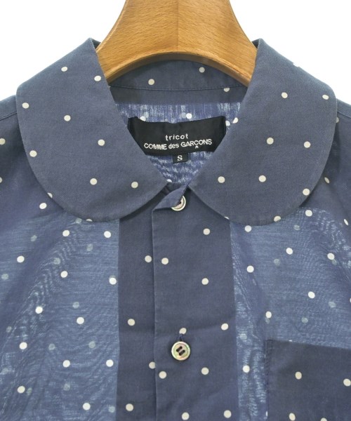 tricot COMME des GARCONS（トリココムデギャルソン）ブラウス 紺 サイズ:S レディース/2200613097123