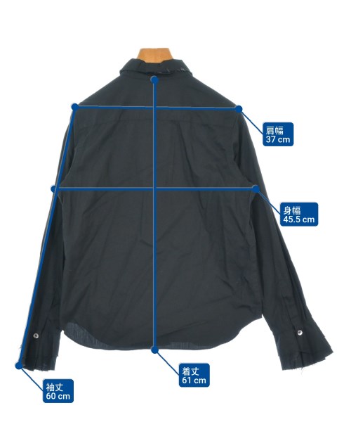 tricot COMME des GARCONS（トリココムデギャルソン）カジュアルシャツ 黒 サイズ:M レディース/2200616548318