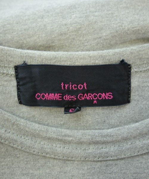 tricot COMME des GARCONS（トリココムデギャルソン）Tシャツ・カットソー グレー サイズ:S レディース/2200619651190