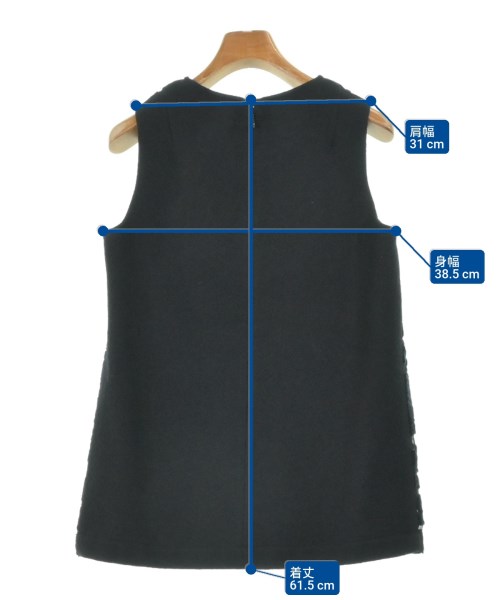 tricot COMME des GARCONS（トリココムデギャルソン）カジュアルシャツ 黒 サイズ:S レディース/2200619651237