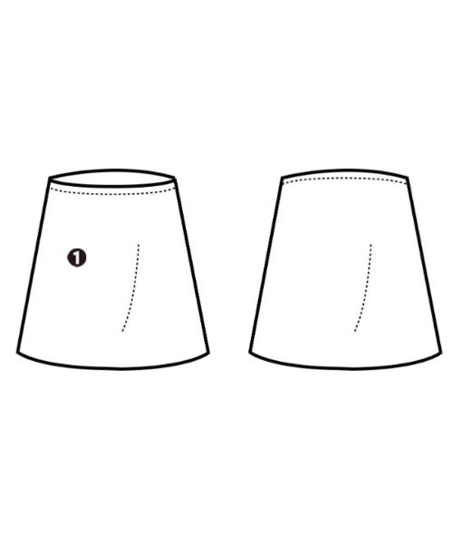 tricot COMME des GARCONS（トリココムデギャルソン）ひざ丈スカート 黄 サイズ:M レディース/2200622098029