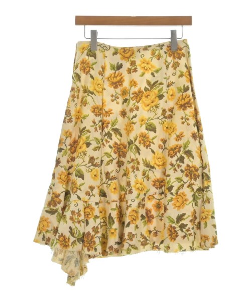 tricot COMME des GARCONS（トリココムデギャルソン）ひざ丈スカート 黄 サイズ:M レディース/2200622098029