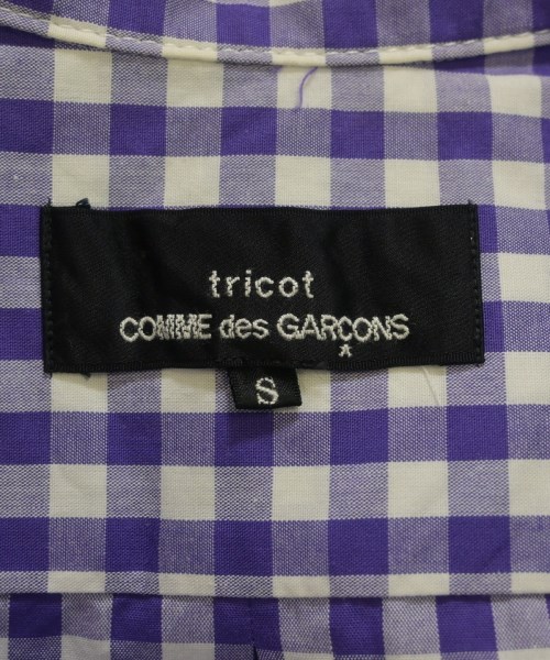 tricot COMME des GARCONS（トリココムデギャルソン）カジュアルシャツ 紫 サイズ:S レディース/2200615347028