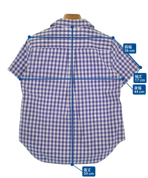 tricot COMME des GARCONS（トリココムデギャルソン）カジュアルシャツ 紫 サイズ:S レディース/2200615347028