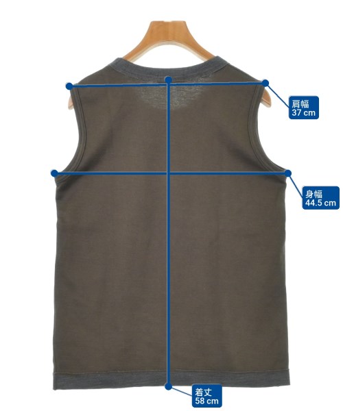 tricot COMME des GARCONS（トリココムデギャルソン）タンクトップ カーキ サイズ:-(L位) レディース/2200620649025