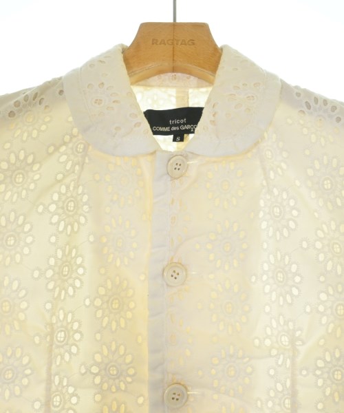 tricot COMME des GARCONS（トリココムデギャルソン）ジャケット 白 サイズ:S レディース/2200623503010