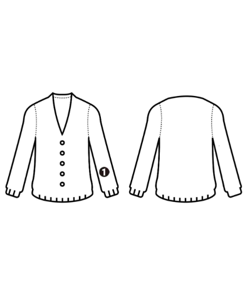 tricot COMME des GARCONS（トリココムデギャルソン）カーディガン 白 サイズ:M レディース/2200623764046