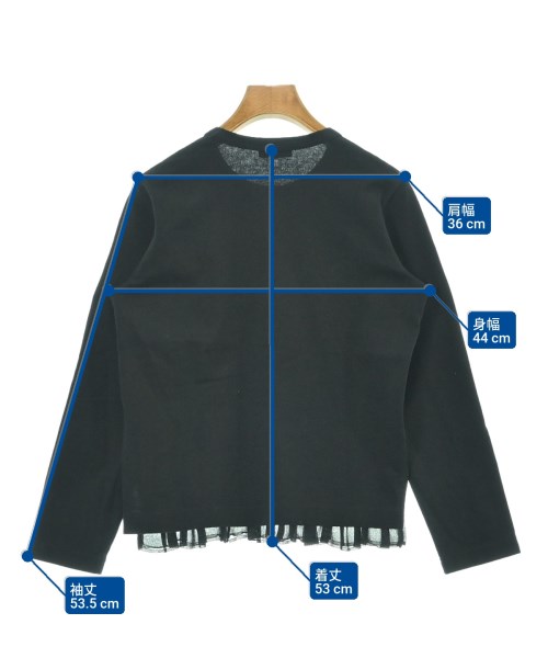 tricot COMME des GARCONS（トリココムデギャルソン）Tシャツ・カットソー 黒 サイズ:S レディース/2200624123040
