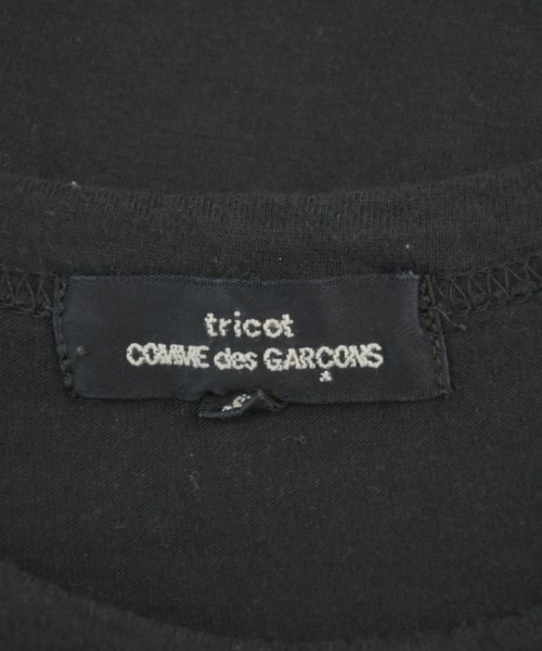 tricot COMME des GARCONS（トリココムデギャルソン）Tシャツ・カットソー 黒 サイズ:S レディース/2200611712318